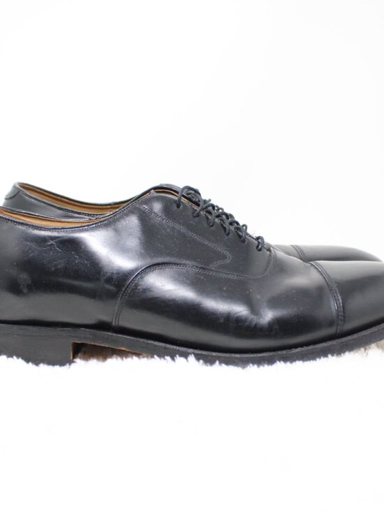 Johnston & Murphy Dress Shoes Mens 12 Black Melton Optima Cap Toe Oxford main image 10